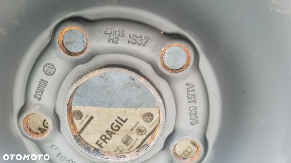 FELGI STALOWE  ORYGINAŁ OPEL5x105 6JX15 ET37 TMPS  ASTRA J  K MOKKA - 11