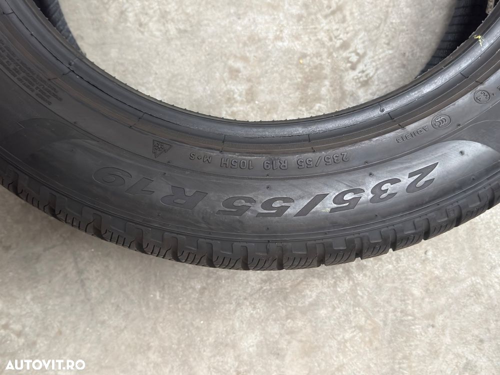 Vând 4 anvelope 235/55/19 Pirelli de iarnă ca noi - 8
