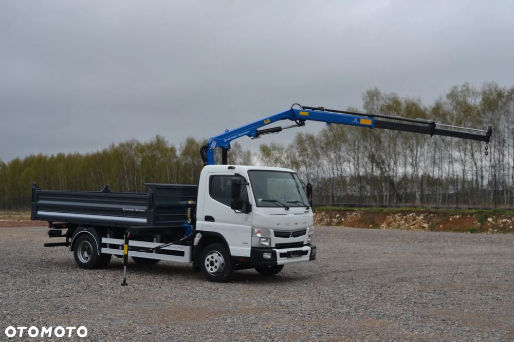 FUSO Mitsubishi Canter 9C18 Nowy Żuraw HDS HYVA HB 60E1 Nowy 3-stronny WYWROT Kiper Wywrotka - 3