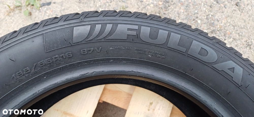 195/55R16 87V FULDA , dwie używane opony wielosezonowe. - 5