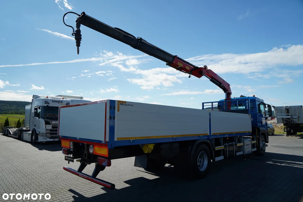 MAN TGS 18.320 / 4x2 / BURTOWY - 6,8 M + HDS FASSI F135 / wysów : 8 m / MOCNA PODŁOGA / STEROWANIE RADIOWE / ROTATOR / SPROWADZONY - 5