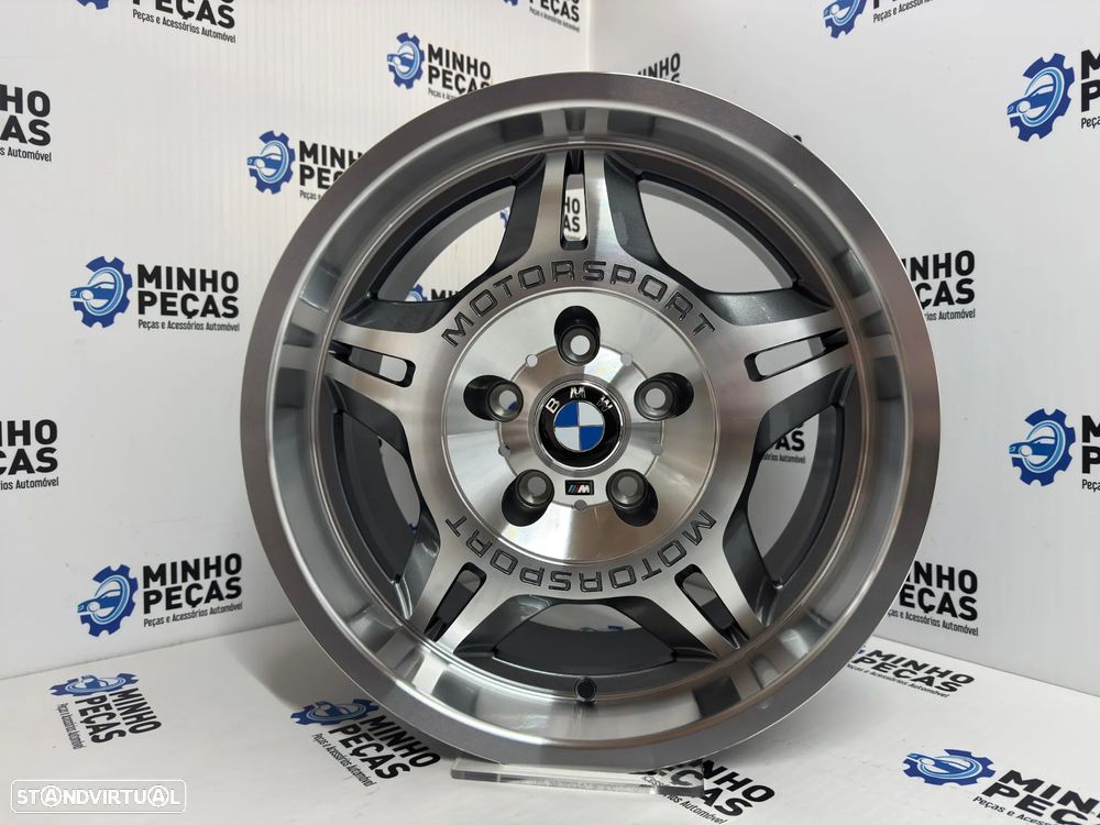 Jantes Look BMW Motorsport em 17 (5x120) gunmetal machined face - 8