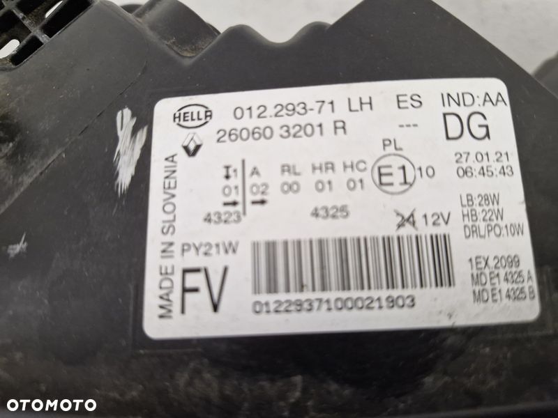 SCENIC IV LAMPA LEWY PRZÓD LEWA PRZEDNIA REFLEKTOR LED PURE VISION EU 260603201R - 6