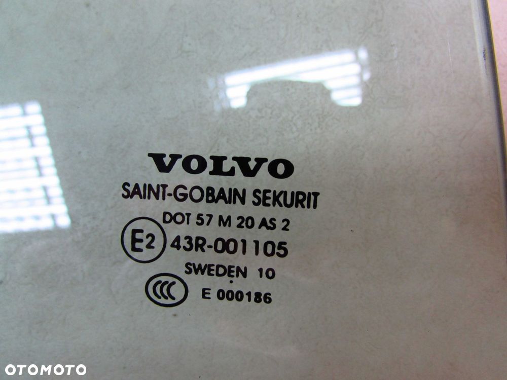 VOLVO S80 II 06-16 SZYBA BOCZNA DRZWI TYL PRAWA 10R - 7