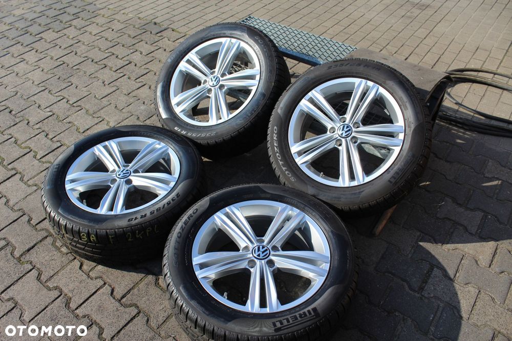 oryg vw tiguan 5na r-line 18'' 5x112 et43 pirelli 235/55r18 8mm 21r - 7