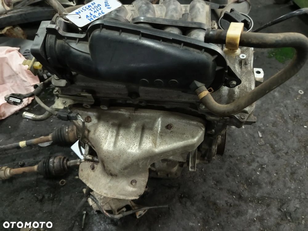 NISSAN QASHQAI J10 TIIDA SILNIK 1.6 16V HR16 BEZ OSPRZĘTU - 6