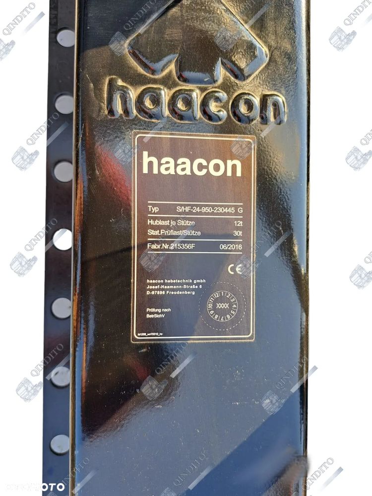 NOWA ŁAPA PODPORA STOPA NOGA NACZEPY HAACON - 2