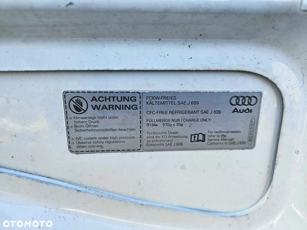 Maska Pokrywa Silnika Przód Przednia Biala Audi A4 B8 Sedan Kombi 09r - 40