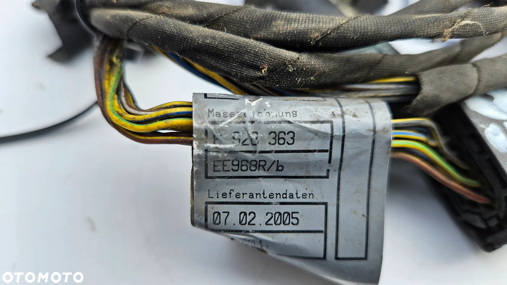 BMW 5 E60 E61 Instalacja zderzaka tył 6928363 Czujniki parkowania PDC 6938741 Kolor 430/6 oxfordgruen metallic - 5