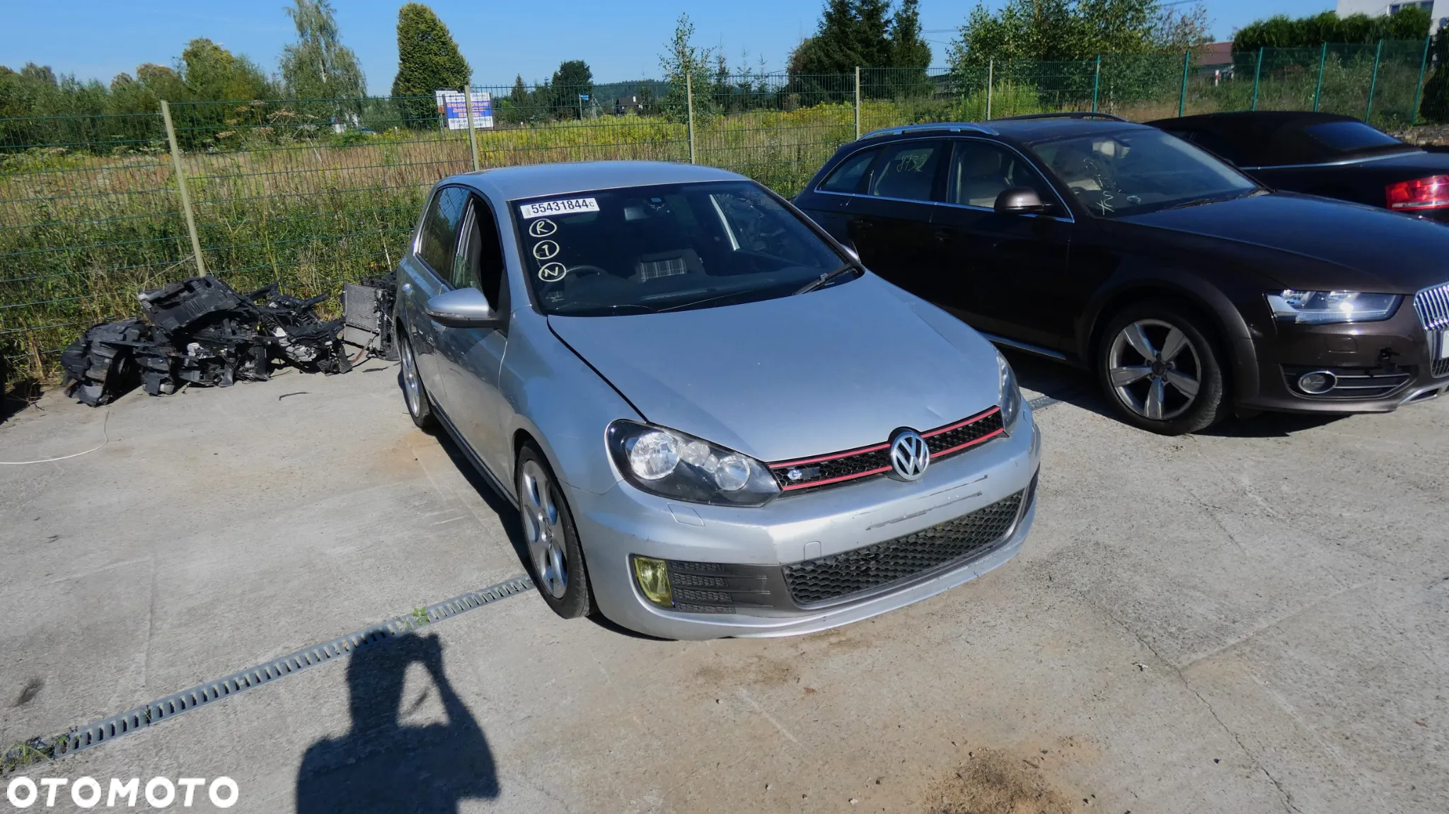 VW GOLF VI 6 GTI MASKA PRZÓD PRZEDNIA POKRYWA SILNIKA SREBRNA GORLICE - 2