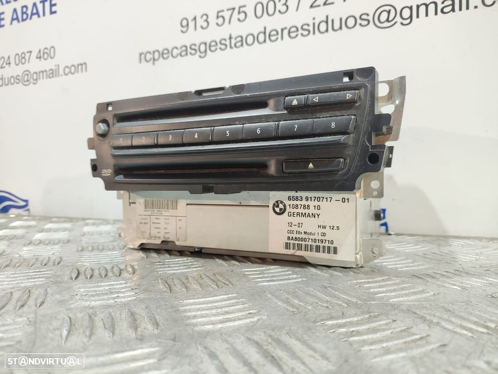 Auto Radio com Sistema de Navegação Leitor de DVD CD BMW Série 1 E81 E87 E88 Original - 2