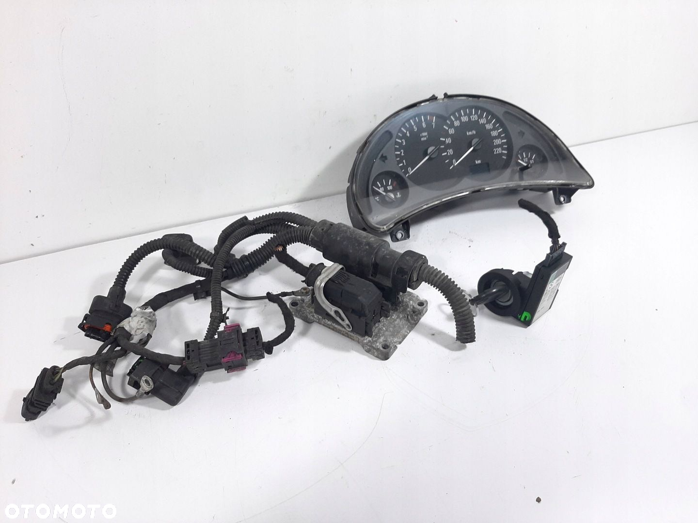OPEL CORSA C 1.0 3D 04R STEROWNIK SILNIKA ZESTAW 24420558 KLUCZ STACYJKA - 6