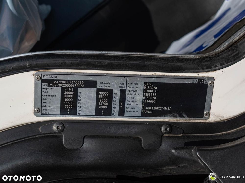 Scania P400 6x2 PALFINGER PK 34002 SH HDS Żuraw - 23