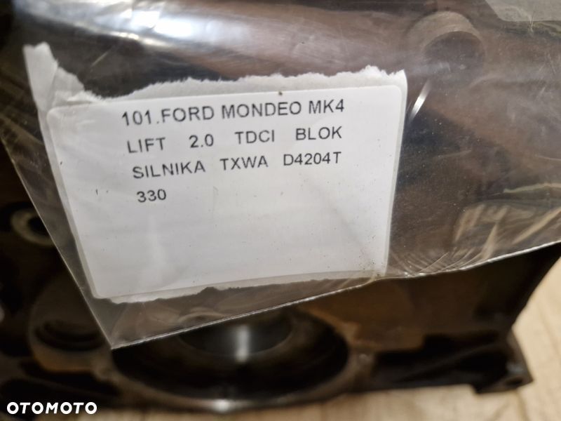 ford mondeo mk4 lift 2.0 tdci blok silnika txwa d4204t - 7