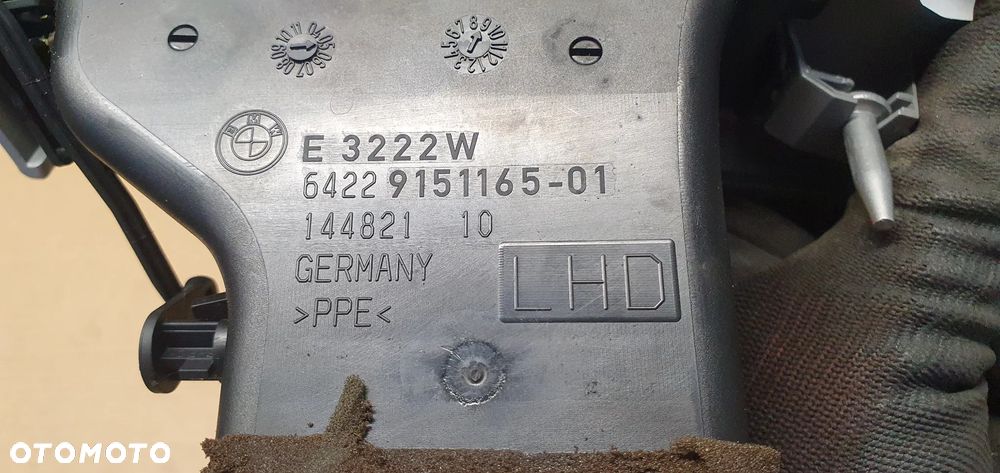 Kratka nawiewu powietrza lewa BMW 3 E91 9151165 - 4