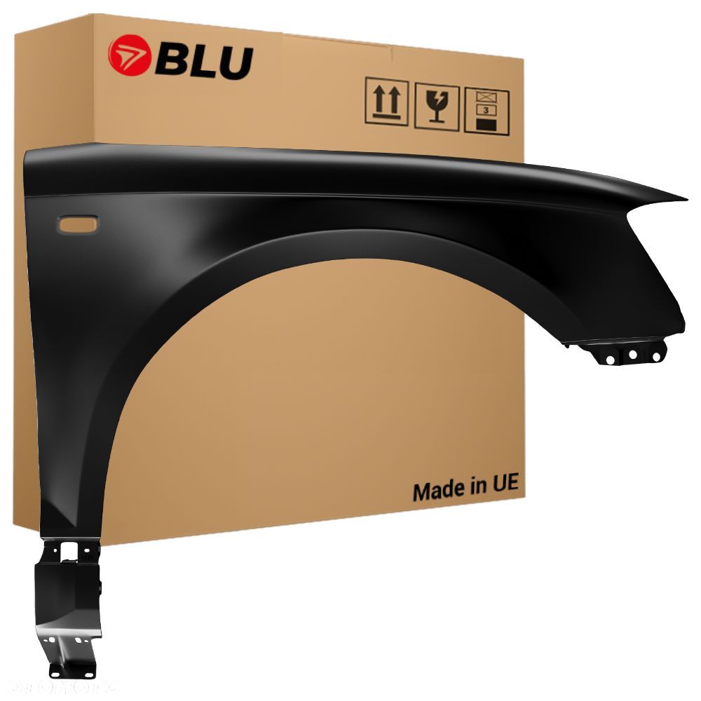 BLU Błotnik AUDI A3 8P prawy przód 2003-2008 ocynk surowy do lakierowania - 1