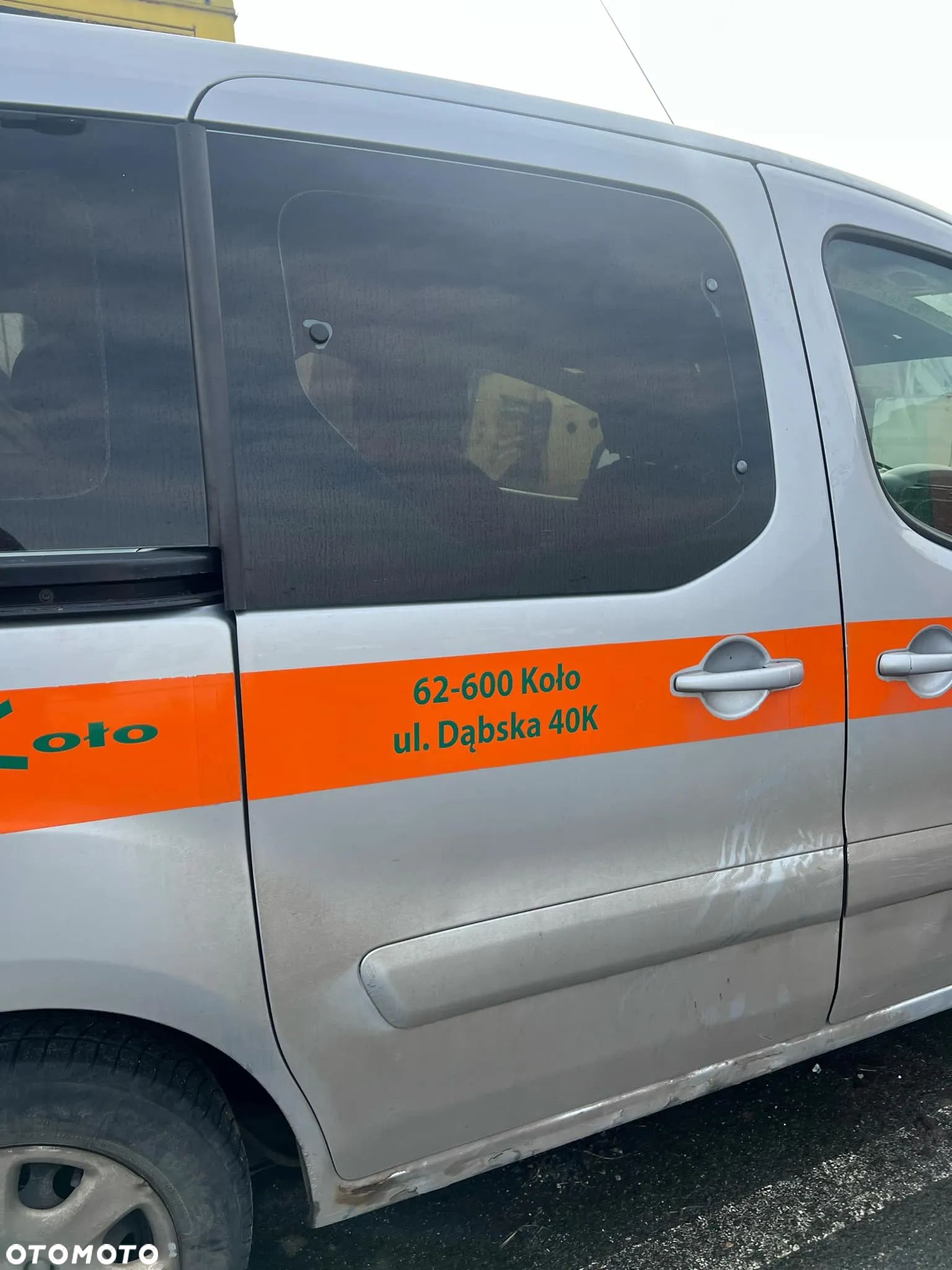 Drzwi przesuwne prawe Peugeot Partner 2008r. Kompletne !! WYSYŁKA !! - 1