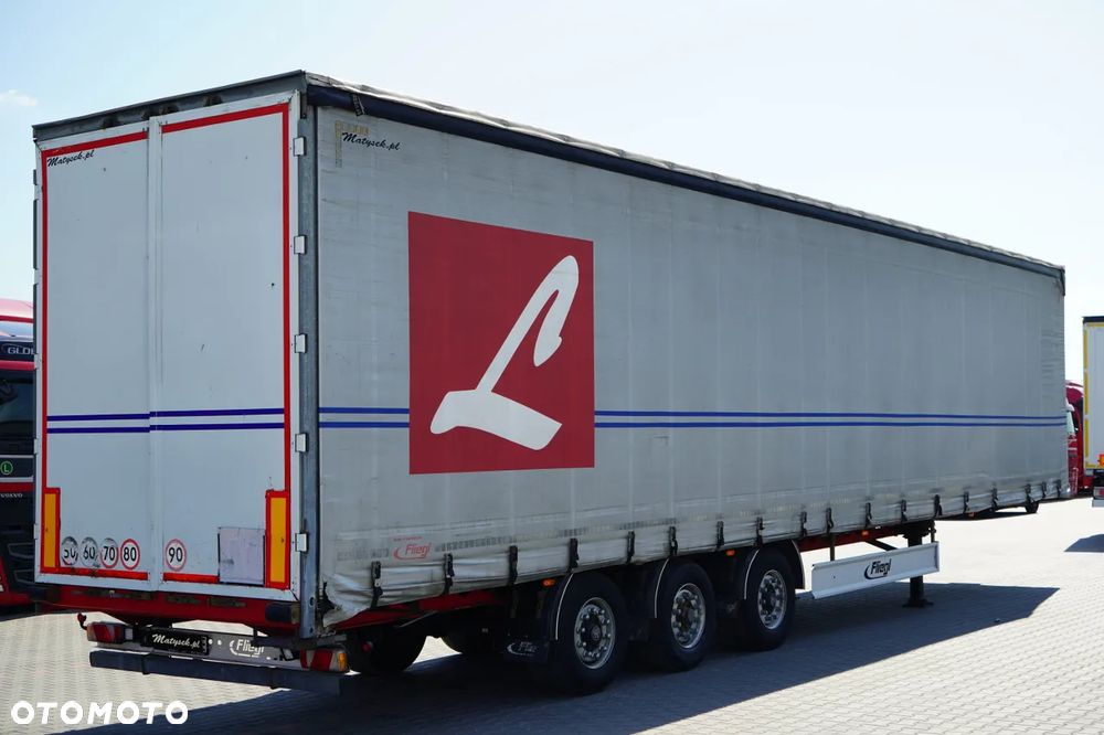 Fliegl / FIRANKA / MEGA / MULDA 7 M / DACH PODNOSZONY / OSIE BPW / - 7