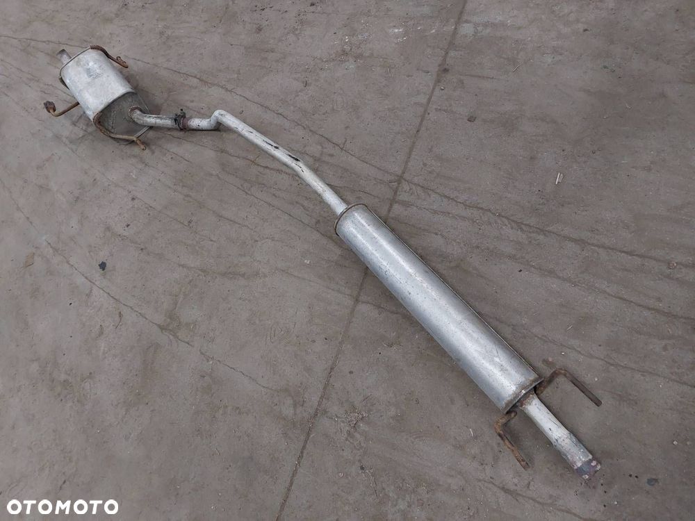 TŁUMIK WYDECH ŚRODKOWY + KOŃCOWY OPEL CORSA C 1.0 12V - 1