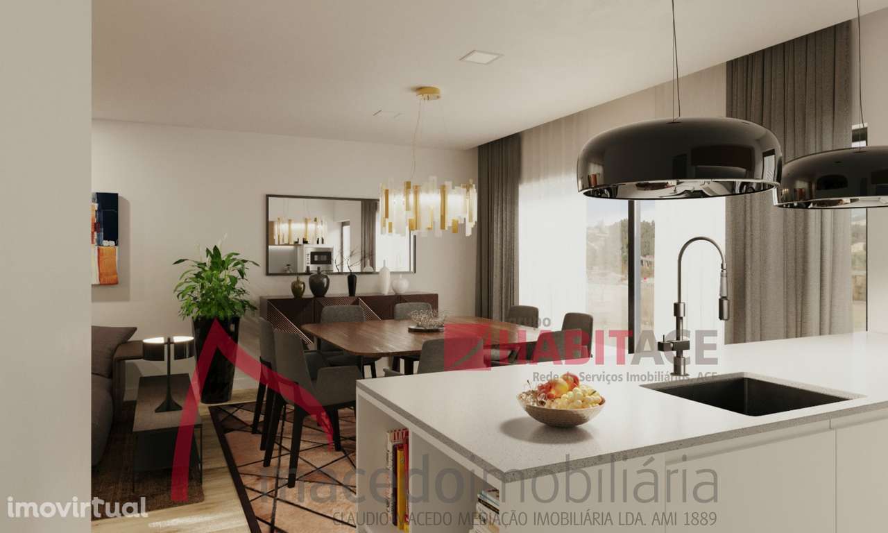 Apartamento T3 para venda em Celeirós, Braga. - Grande imagem: 3/24