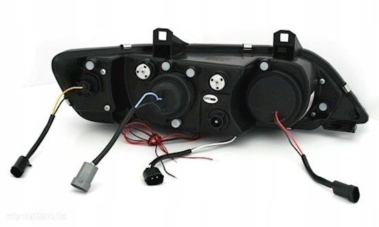 LAMPY REFLEKTORY DO BMW Z3 OD 1996 DO 2002 Roku RINGI LED ŻARÓWKI H1 GRATIS - 4