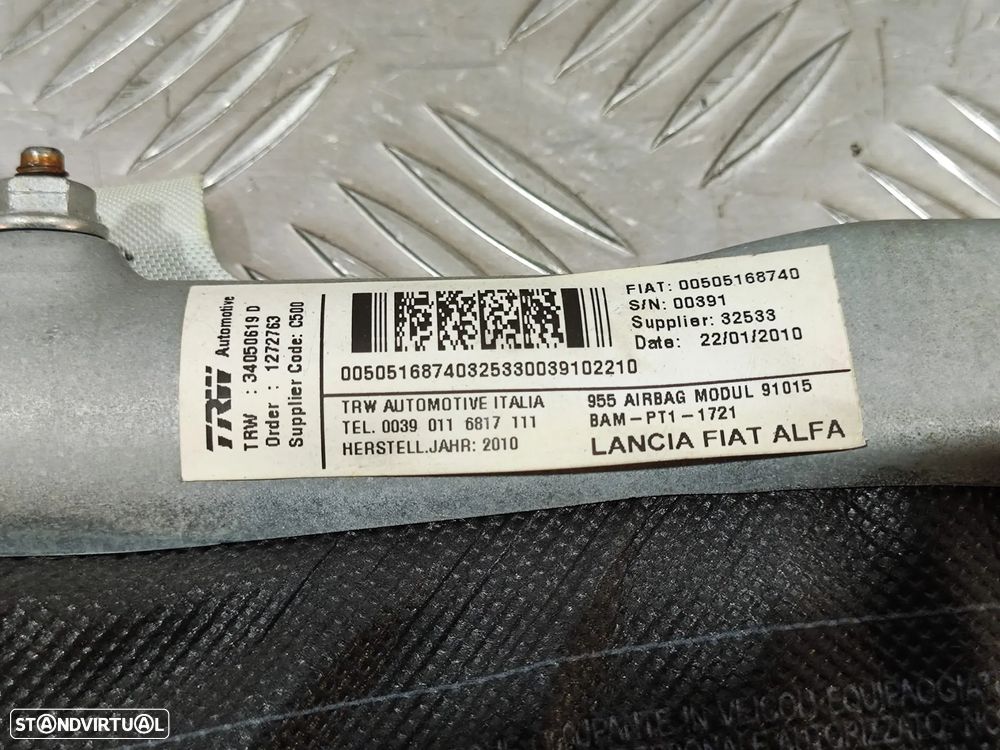 CORTINA AIRBAG CORTINAS AIRBAG ALFA ROMEO MITO 00505168750 00505168740 - 6
