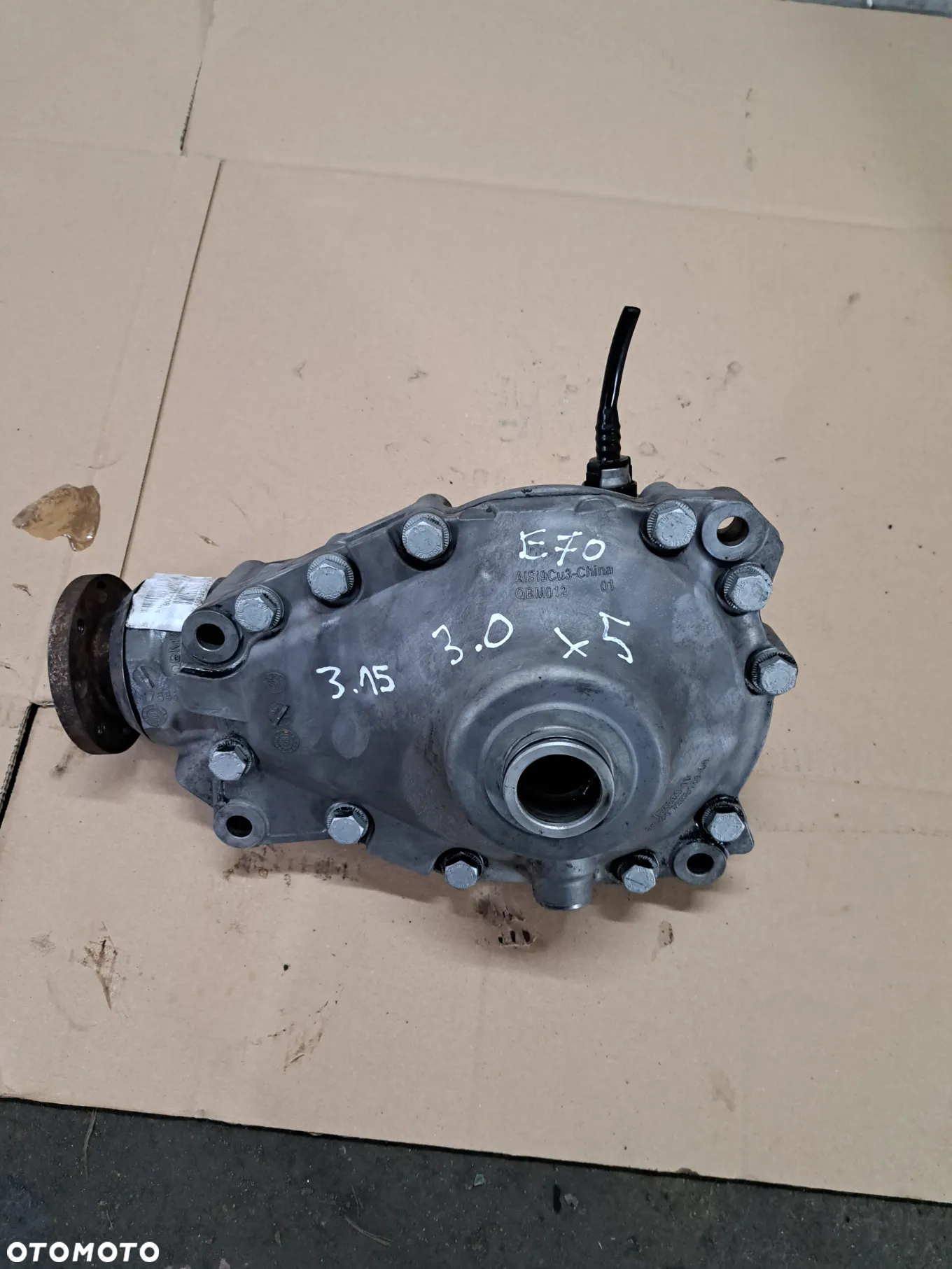 Bmw x5 e70 most przedni 7567345-04 reduktor skrzyni przód 3.15 - 3