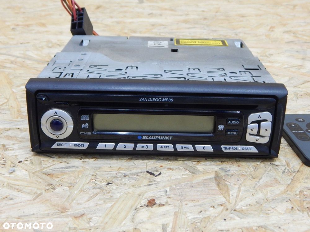 radio samochodowe radioodtwarzacz blaupunkt san diego mp35 uszkodzone cd - 1