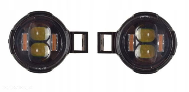 Uniwersalny zestaw lamp halogenów przeciwmgielnych, halogeny motocyklo - 2