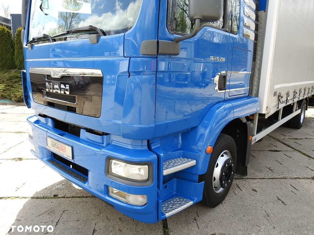 MAN TGM 15.290 PLANDEKA WINDA 18 PALET KLIMATYZACJA TEMPOMAT PNEUMATYKA BLIŹNIACZE KOŁA  290KM - 23