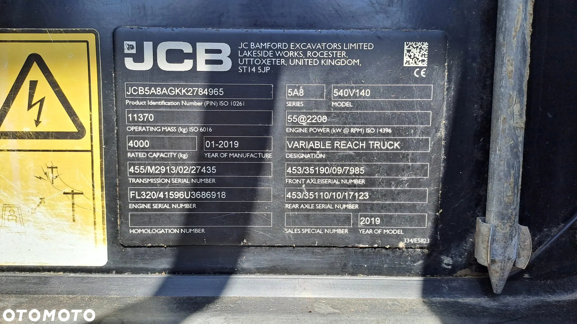 JCB 540-140 świeżo sprowadzona - 13