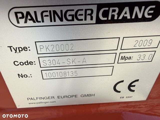 Palfinger HDS Palfinger PK20002 5 wysuwow hydraulicznych sterowanie radiowe - 9