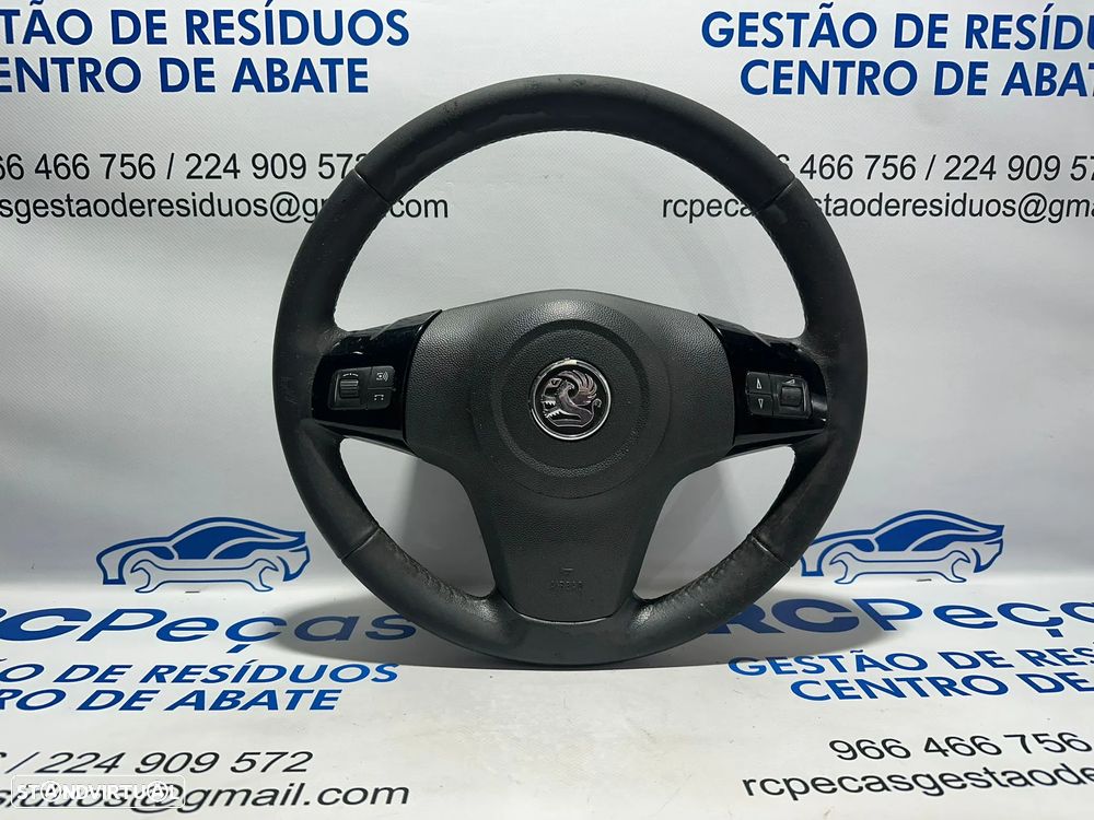 .Volante Pele Multifunções Botões GM Opel Corsa D S07 13229631 2006 - 2014