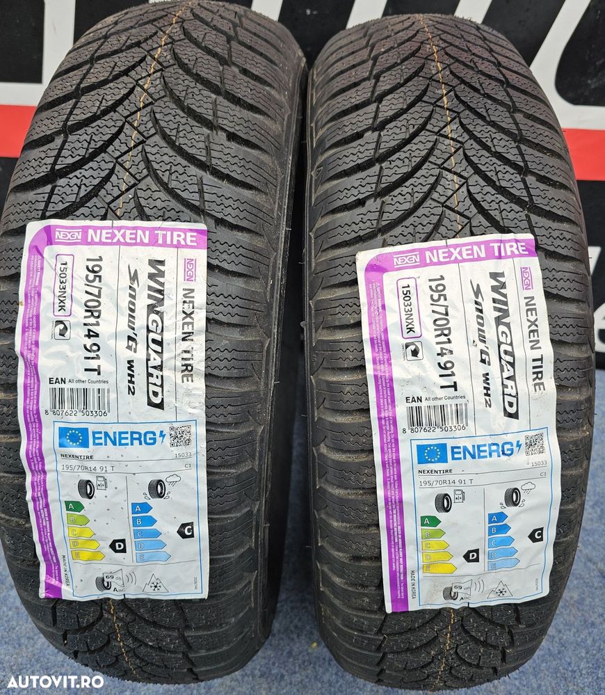 Cauciucuri De Iarna / Anvelope De Iarna 195- 70- 14'' M+S - 3