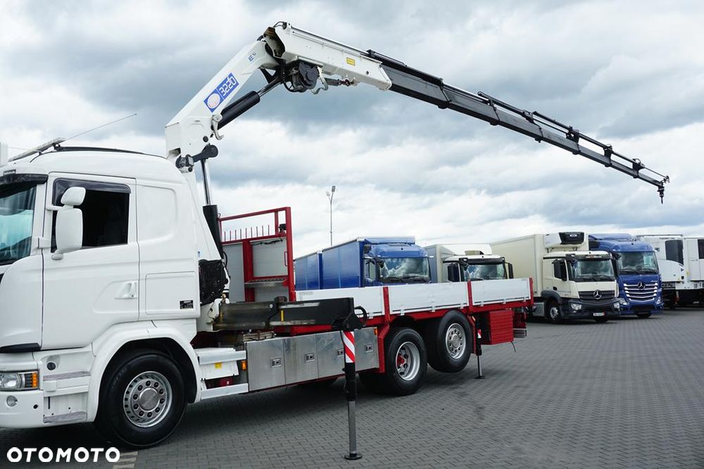 Scania G 490 / 6 X 2 / SKRZYNIOWY + HDS / HMF 3220 K7 / WYSIĘG 18,9 M - 16