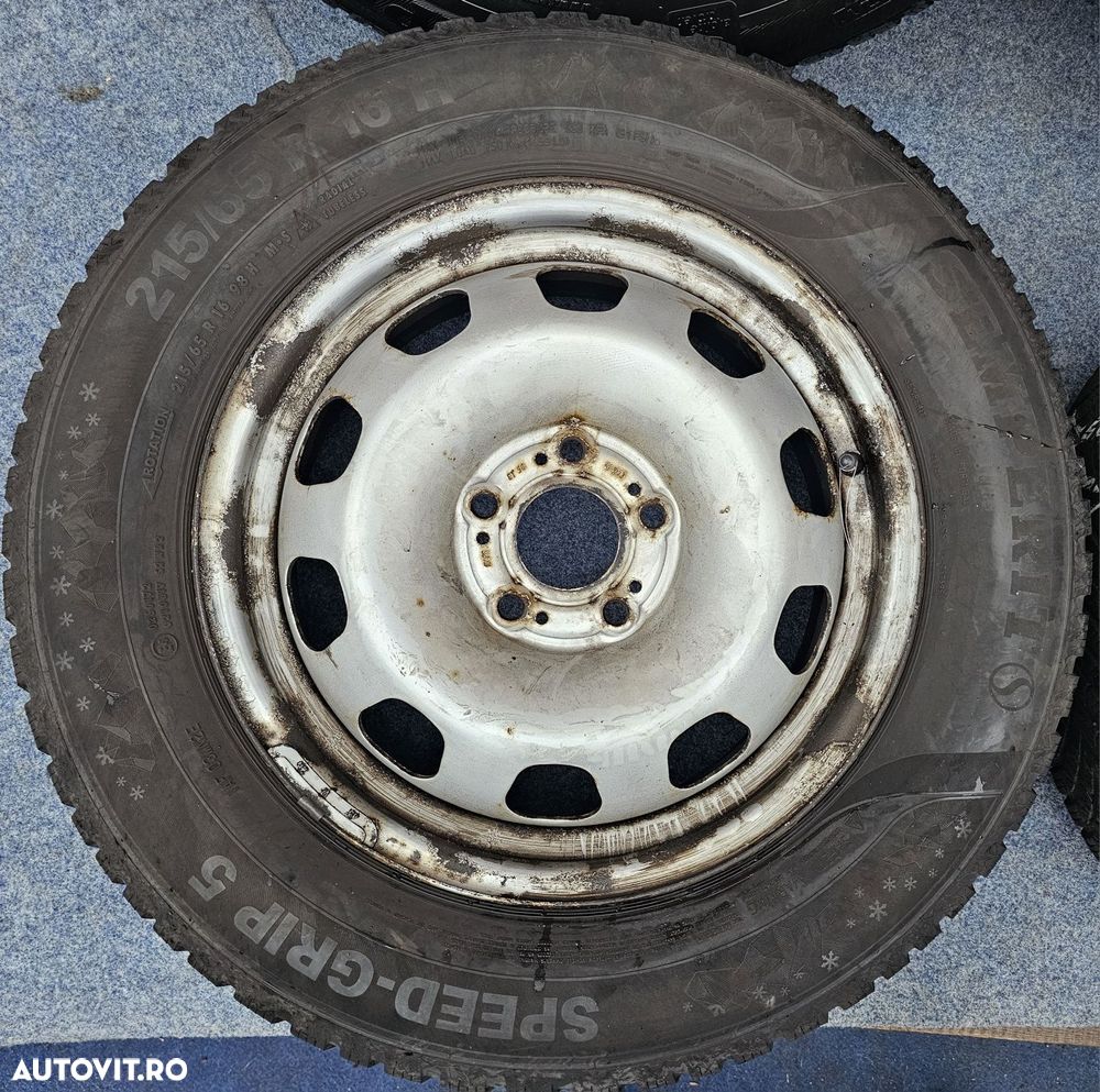 JanteTabla 16'' 5 x 114,3 Dacia Duster+Cauciucuri Iarna 215-65-16''M+S - 4