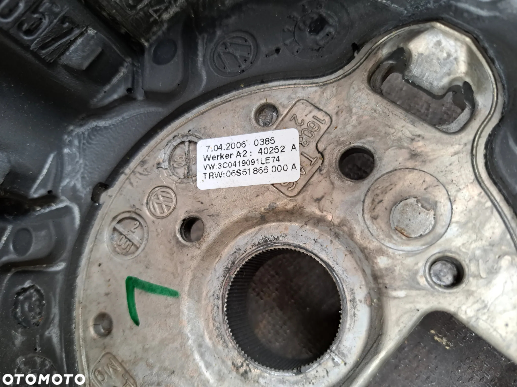 KIEROWNICA SKÓRA MULTIFUNKCJA 3C0419091L VW PASSAT B6 - 12