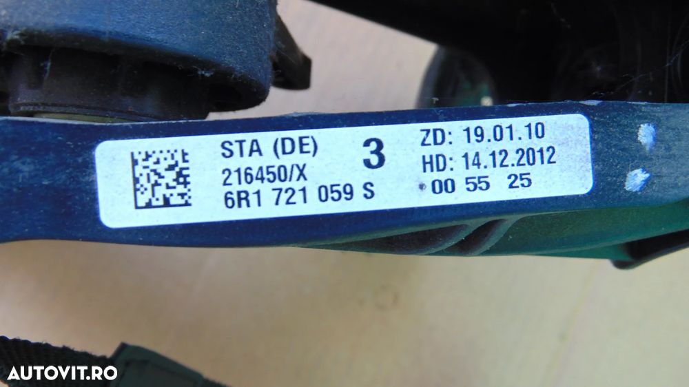 Pedala ambreiaj Skoda Rapid 1.2 benzina,VW polo 6R an 2009-2015 cod 6R1721059S - 3