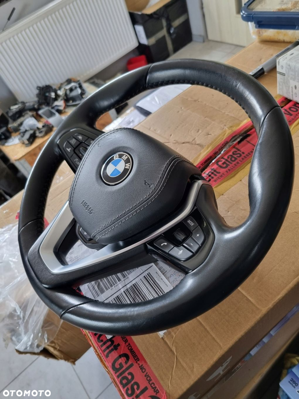 BMW 5 3 G30 G31 KIEROWNICA SKÓRA ŁADNA PODGRZEWANA AIRBAG PODUSZKA Kpl. - 2