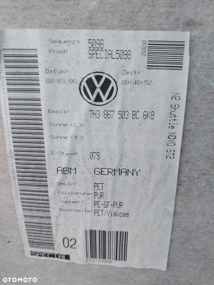 Podsufitka vw t5 t6 wersja długa - 4