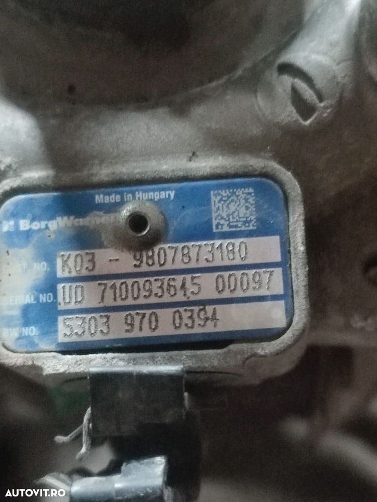 Turbo turbina 9807873180 2.0 d4d 4WZ-FTV Ford Edge 2 [2015 - 2018] - 4