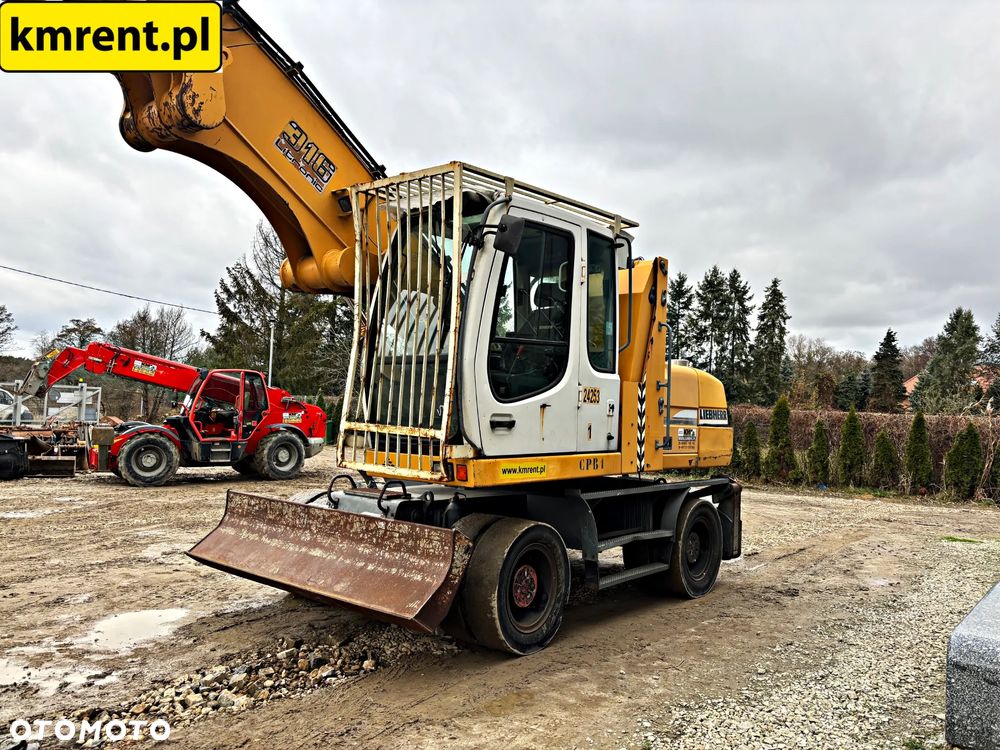 Liebherr A 316 KOPARKA KOŁOWA PRZEŁADUNKOWA DO ZŁOMU I DREWNA 2005R. |900 904 FUCHS 320 340 CAT 314 315 - 23