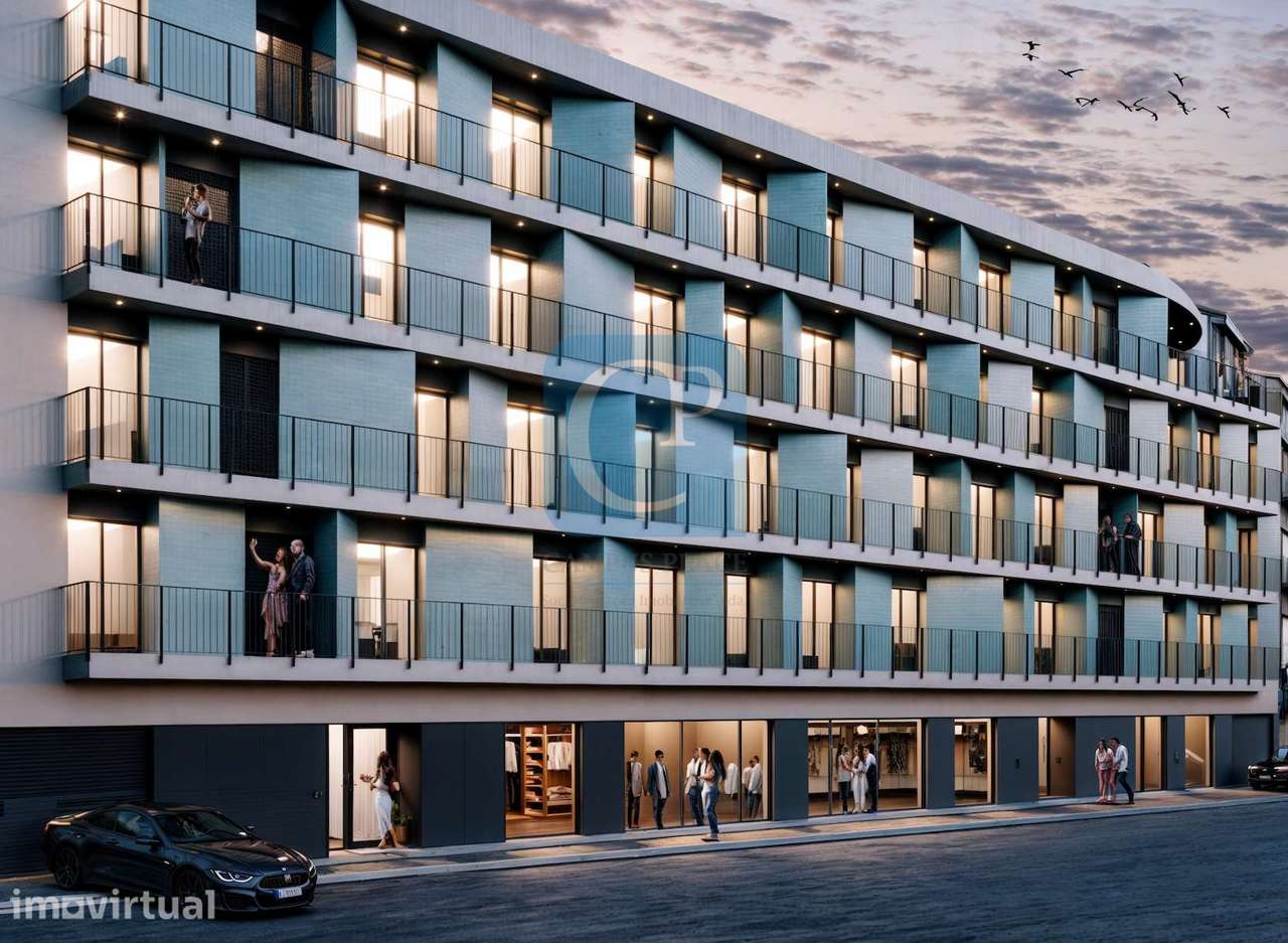 Apartamento T0 em construção, no empreendimento Costa Cabral Flats - Grande imagem: 2/3