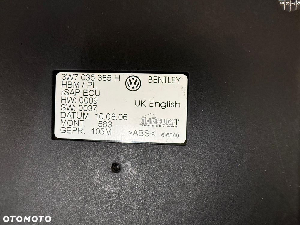 VW PHAETON LIFT 10-15 TELEFON MODUŁ BLUETOOTH 3D0035705A 3W7035385H 3D00357 - 4