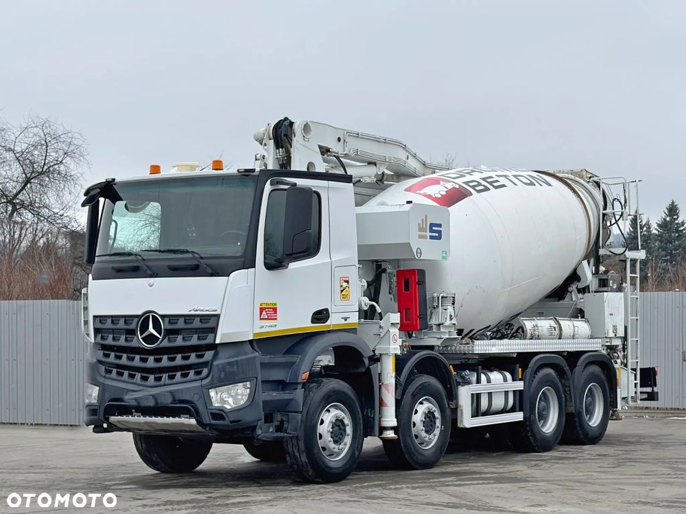 Mercedes-Benz AROCS 3743 * POMPA DO BETONU 25 m + PILOT * STAN BDB / 8x4 - 2