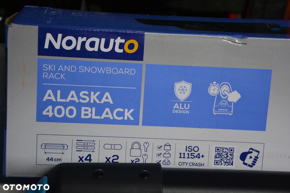 Uchwyt na 4 pary nart NOWY na klucz aluminiowy - 5