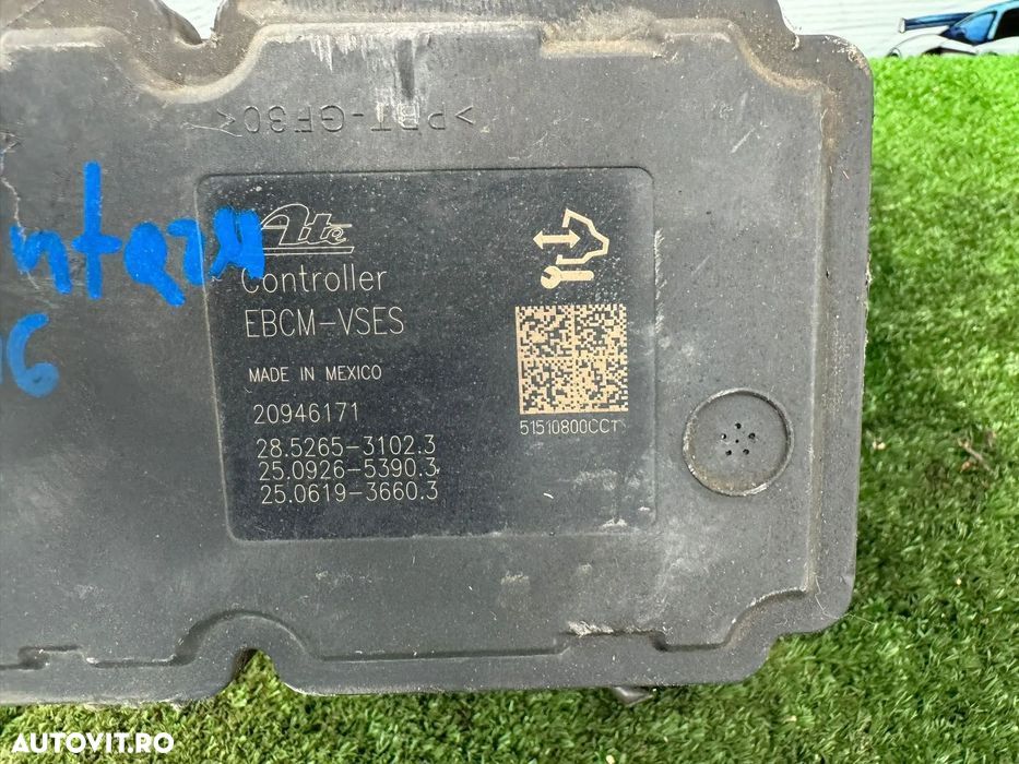 pompa abs opel antara 2016, ebcm-vses, 95112928, ap7292850191385 - 6