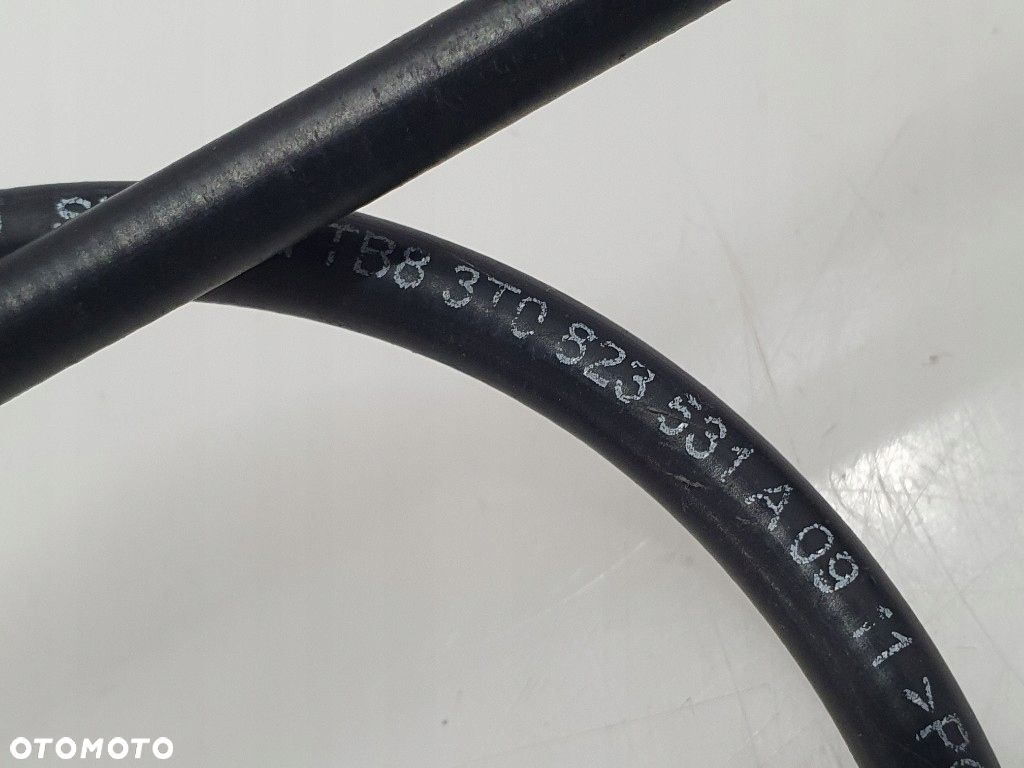 SUPERB II 3T ZAMEK MASKI 3T0823509 PRZEDNIEJ ORYGINAŁ Z CZUJNIKIEM I LINKĄ - 5