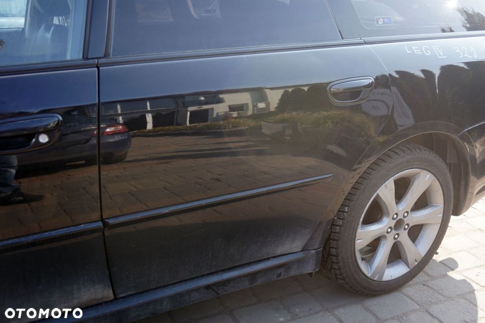 DRZWI TYLNE LEWE LEGACY IV BL LIFT KOMBI 32J  CZARNY SUBARU 2006-2009 - 4