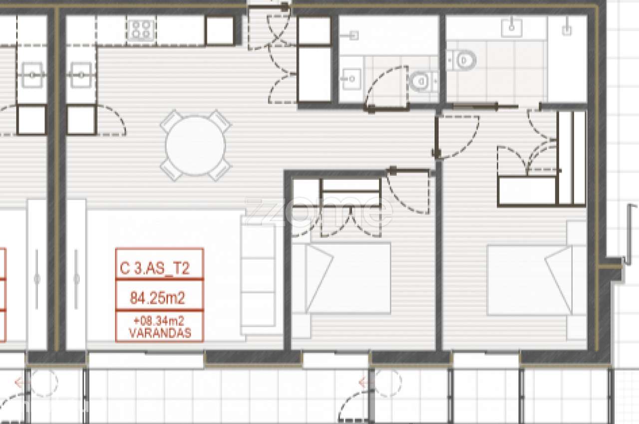 T2 Novo com Suite, Garagem e Varanda | Vizela - Grande imagem: 4/21